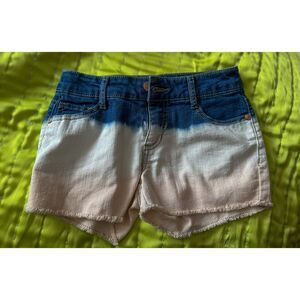 Epic Threads Girls Ombré Denim Shorts Size 8 EUC